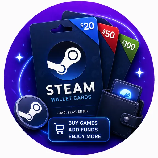 Steam Wallet Cards
