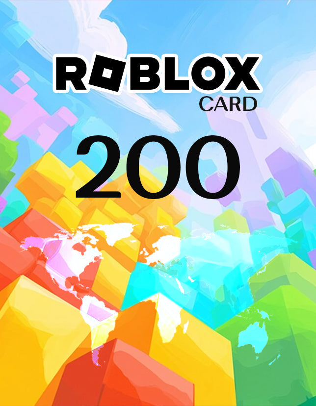 Roblox Card 200 Robux Key - GLOBAL - cdkeyshere.com
