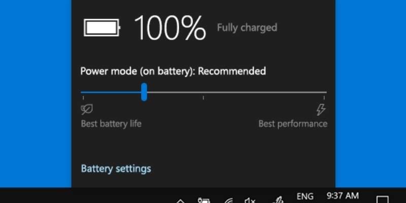 Problem with Battery Settings