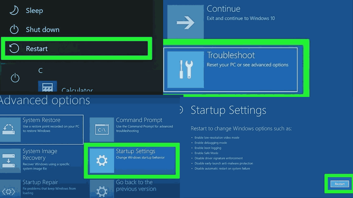 Starting Dell in Safe Mode for troubleshooting