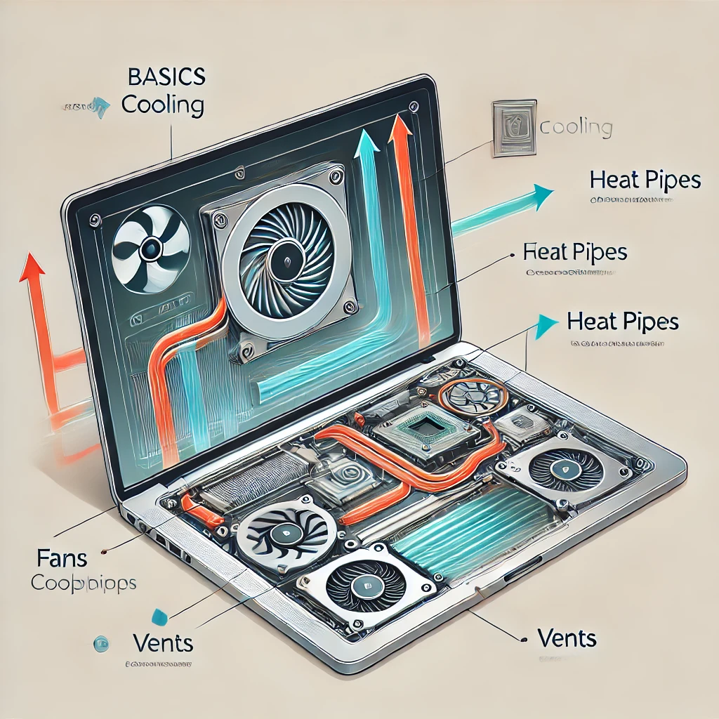 Internal Cooling System of a Laptop