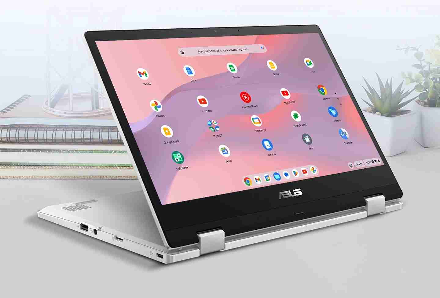 Lightweight yet durable ASUS Chromebook for portability