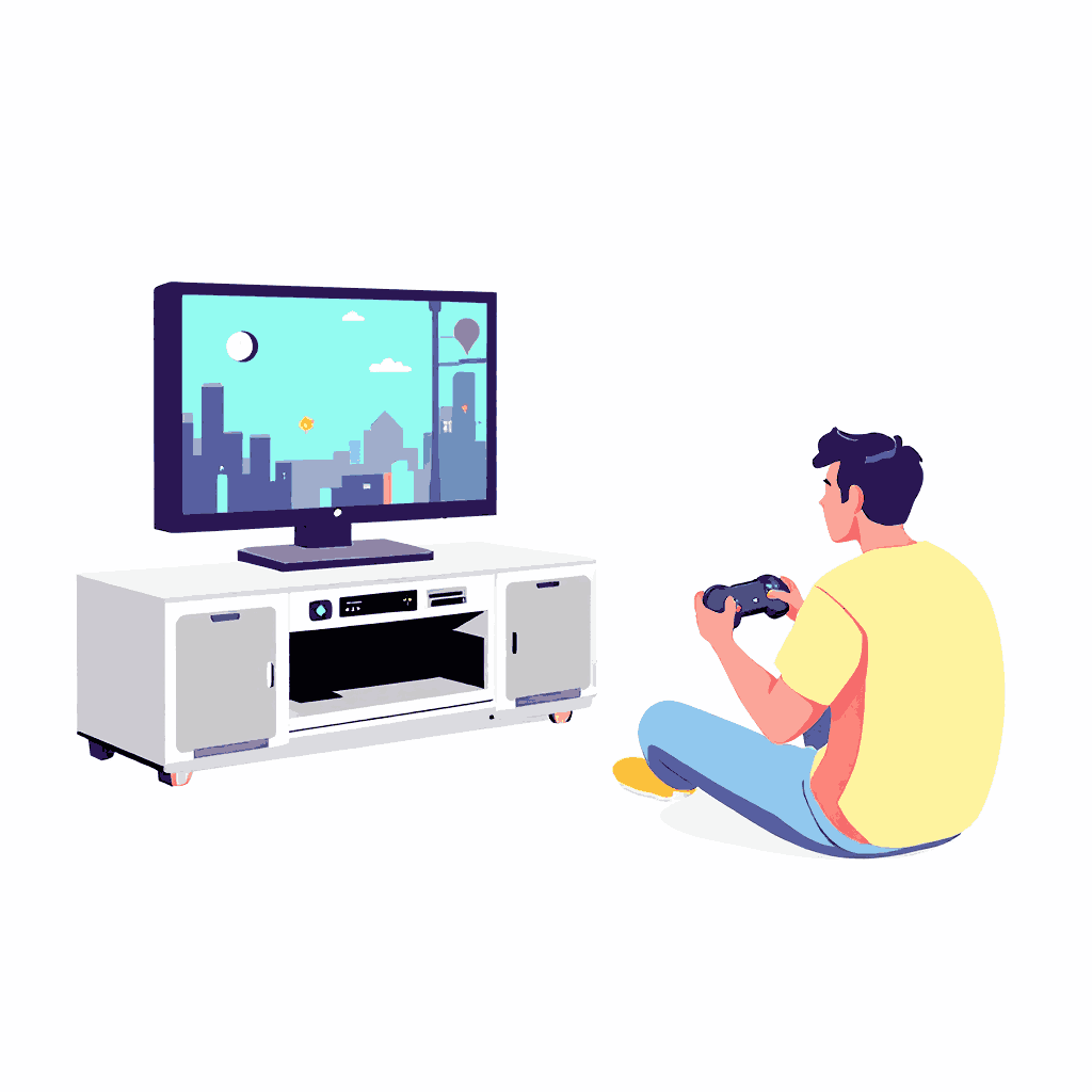 Video games for stress relief